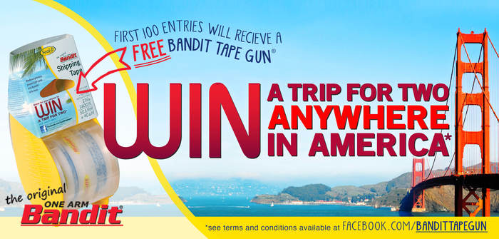 Bandit Anywhere in America Sweepstakes Terms and Conditions